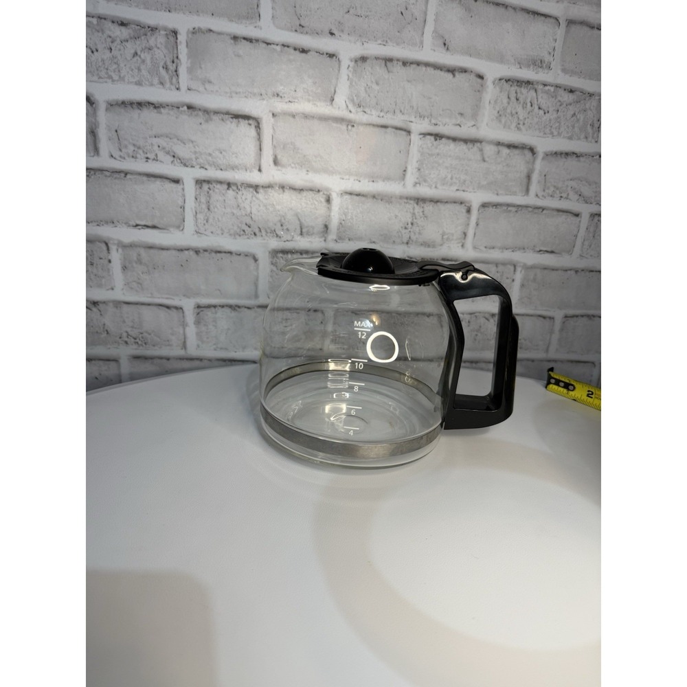 Replacement‎ Carafe 12 Cup Coffee Maker Glass Pot Lid Brewing Bean Roast Blend
